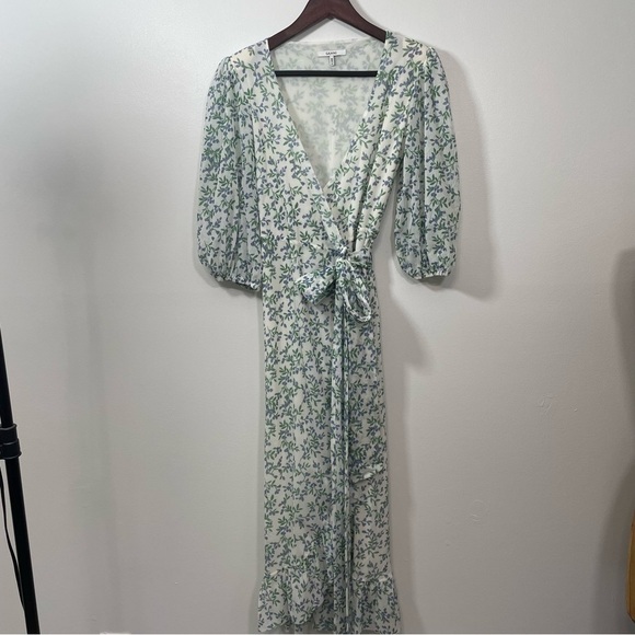 Ganni Tilden Mesh Wrap Dress - Picture 6 of 12